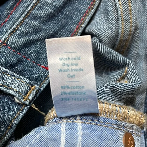 Marine Layer Wide Leg Cropped Jeans - Picture 9 of 9